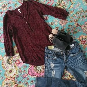 Super soft  Chevron top